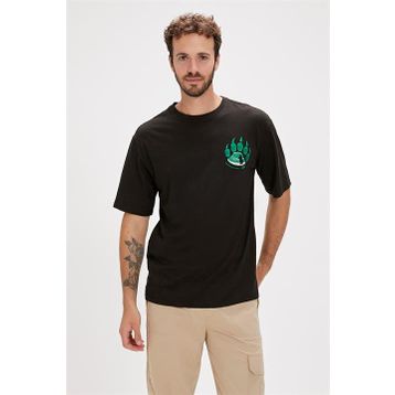 Bad Bear 24.01.07.046 Re One World Siyah Erkek T-shirt