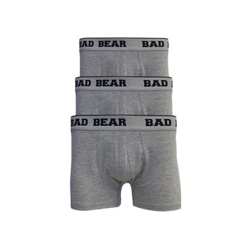 Bad Bear Basıc 3'lü Gri Melanj Erkek Boxer