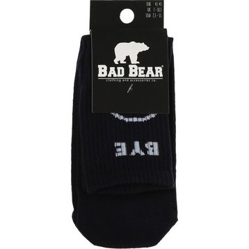 Bad Bear Bye Tall Erkek Kırık Beyaz Çorap