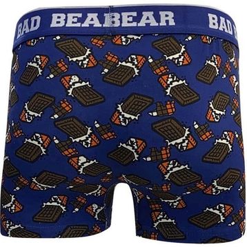 Bad Bear Chocolate Lacivert Erkek Boxer