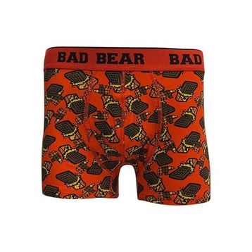Bad Bear Chocolate Parlak Kırmızı Erkek Boxer