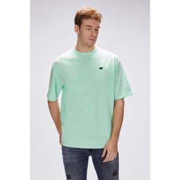 Bad Bear Damon Su Yeşili Erkek Oversize Tişört