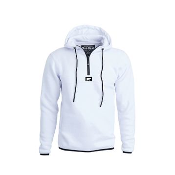 Bad Bear Defence Half Zip Beyaz Erkek Sweatshirt