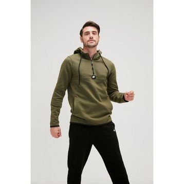 Bad Bear Defence Half Zıp Haki Erkek Sweatshirt