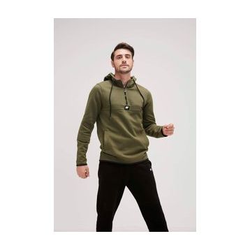 Bad Bear Defence Half Zıp Haki Erkek Sweatshirt