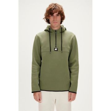 Bad Bear Defence Half Zıp Haki Erkek Sweatshirt