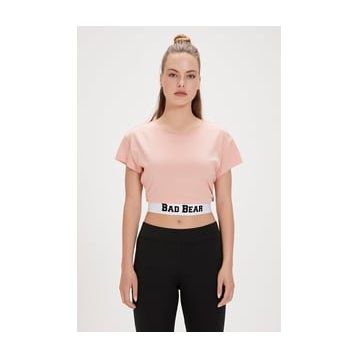 Bad Bear Della Pembe Baskılı Kadın T-shirt
