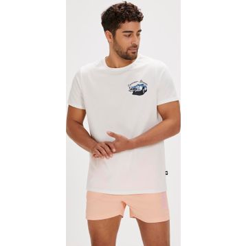 Bad Bear Dustin Beyaz Baskılı Erkek T-shirt