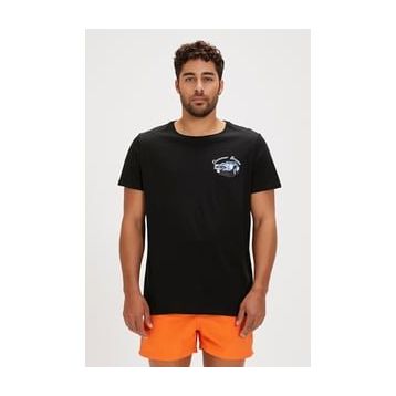 Bad Bear Dustin Siyah Baskılı Erkek T-shirt