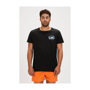 Bad Bear Dustin Siyah Baskılı Erkek T-shirt