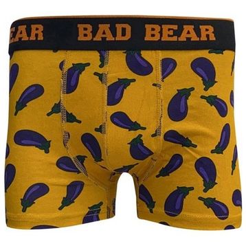 Bad Bear Eggplant Hardal Erkek Boxer
