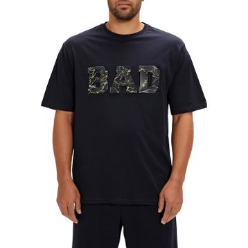 Bad Bear Levin Lacivert Baskılı Oversize Erkek T-shirt