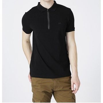 Bad Bear Polo Yaka Siyah Erkek T-shirt