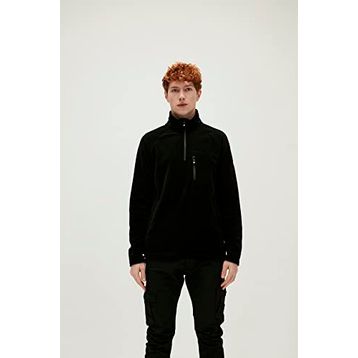 Bad Bear Siyah Husky Half Zip Erkek Polar