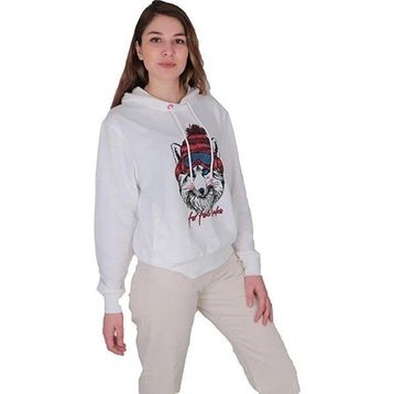 Bad Bear Snowfox Beyaz Kadın Sweatshirt