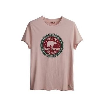 Bad Bear Things Erkek Beyaz T-shirt