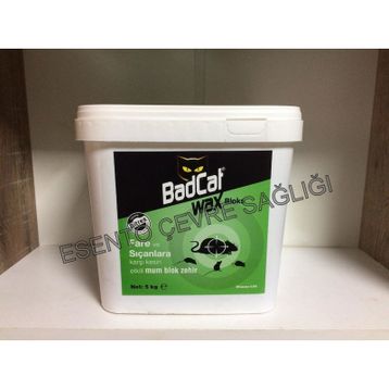 Badcat Wax 5 kg Fare Zehiri Mum Blok Sıçan Zehiri
