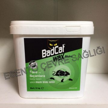 Badcat Wax 5 kg Fare Zehiri Mum Blok Sıçan Zehiri