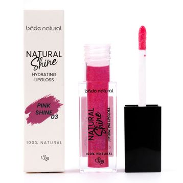 Bade Natural 03 Pink Shine Nemlendirici Dudak Parlatıcısı
