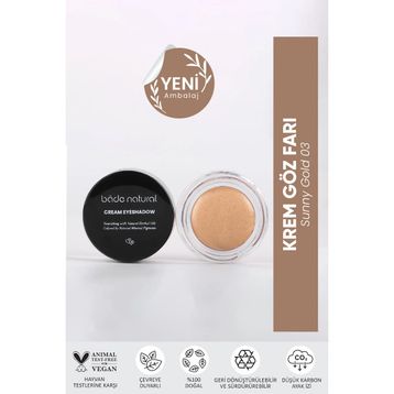 Bade Natural 03 Sunny Gold Krem Göz Farı