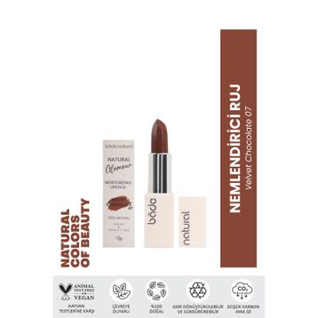 Bade Natural 07 Velvet Chocolate Nemlendirici Ruj