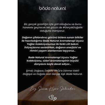 Bade Natural 10 ml Mandalina Uçucu Yağı