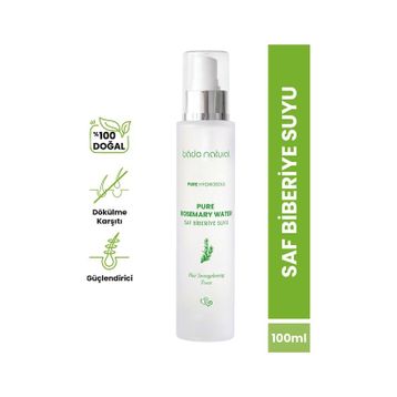 Bade Natural 100 ml Biberiye Suyu Dökülme Karşıtı ve Saç Uzamasını Destekleyici Saç Toniği