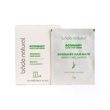 Bade Natural 25 ml 4 Adet Biberiye Besleyici ve Güçlendirici Saç Maskesi