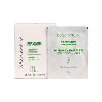 Bade Natural 25 ml 4 Adet Biberiye Besleyici ve Güçlendirici Saç Maskesi