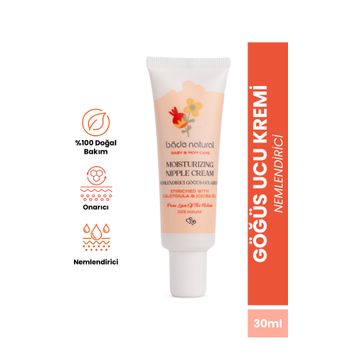 Bade Natural 30 ml Nemlendirici Göğüs Ucu Doğal Çatlak ve Bakım Kremi