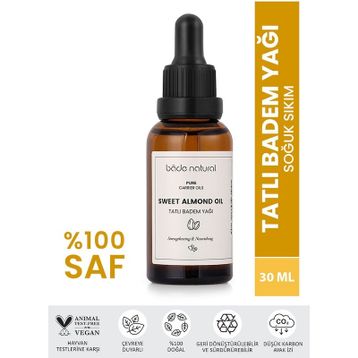 Bade Natural 30 ml Soğuk Sıkım Badem Yağı