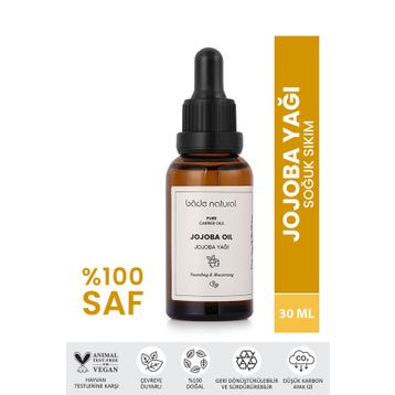 Bade Natural 30 ml Soğuk Sıkım Jojoba Yağı
