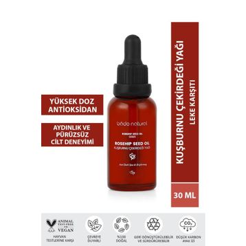Bade Natural 30 ml Soğuk Sıkım Kuşburnu Çekirdeği Yağı