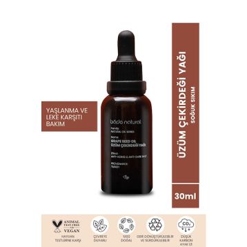 Bade Natural 30 ml Soğuk Sıkım Üzüm Çekirdeği Yağı