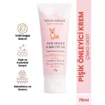Bade Natural 75 ml Pişik Önleyici Doğal Krem