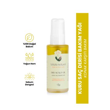 Bade Natural Bebek Konak Karşıtı Kuru Saç Derisi %100 Doğal 50 ml Bakım Yağı