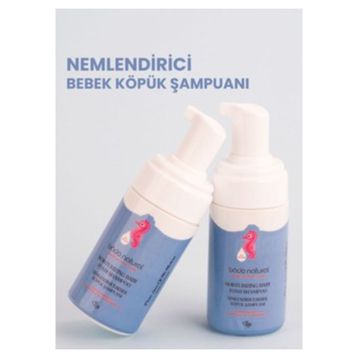Bade Natural Nemlendirici %100 Doğal 100 ml Bebek Saç ve Vücut Köpük Şampuanı