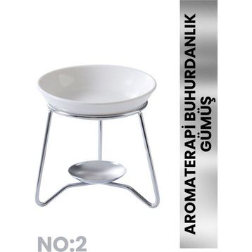 Bade Natural No: 2 Gümüş Aromaterapi Buhurdanlık