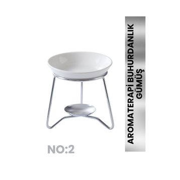 Bade Natural No: 2 Gümüş Aromaterapi Buhurdanlık