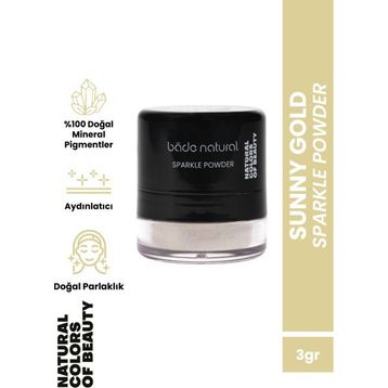 Bade Natural Sparkle Powder Sunny Gold Çok Amaçlı Toz Aydınlatıcı