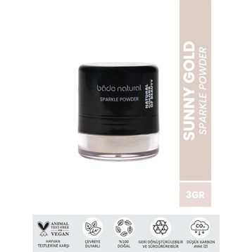 Bade Natural Sparkle Powder Sunny Gold Çok Amaçlı Toz Aydınlatıcı