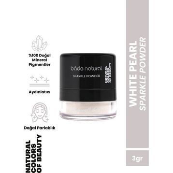 Bade Natural Sparkle Powder White Pearl Çok Amaçlı Toz Aydınlatıcı