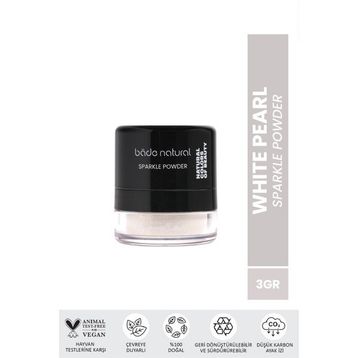 Bade Natural Sparkle Powder White Pearl Çok Amaçlı Toz Aydınlatıcı