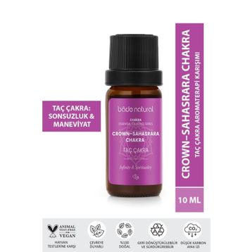 Bade Natural Taç Çakra 10 ml Uçucu Yağ Karışımı