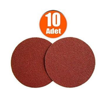 Badem10 10 Adet 115 mm Spiral Avuç Taşlama Jumbo Paket 180 Kum Cırt Zımpara