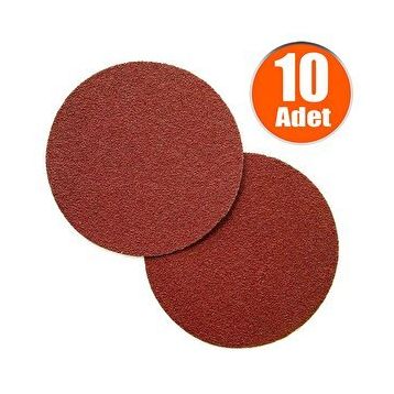 Badem10 10 Adet 150 mm Spiral Avuç Taşlama 120 Kum Cırt Zımpara