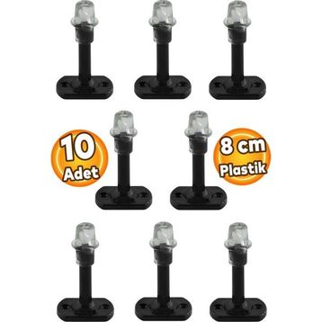 Badem10 10 Adet 8 cm Siyah Mobilya Kapı Arkası Durdurucu