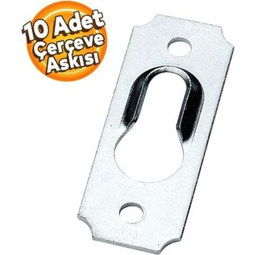 Badem10 10 Adet Tablo Çerçeve Askısı Bombeli Çerçeve Takma Aparatı