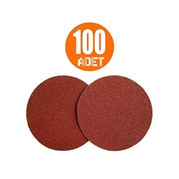 Badem10 100 Adet 115 mm Spiral Avuç Taşlama Jumbo Paket 100 Kum Cırt Zımpara