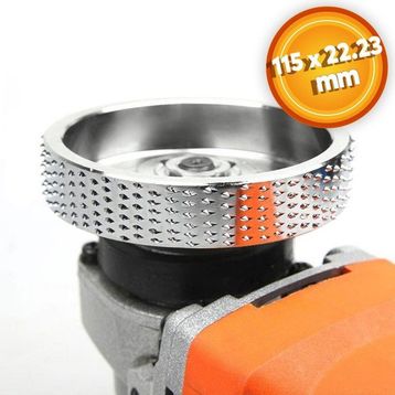 Badem10 115 mm Rodex Taşlama Törpüleme Oyma Eğe Diski Ahşap Kesici